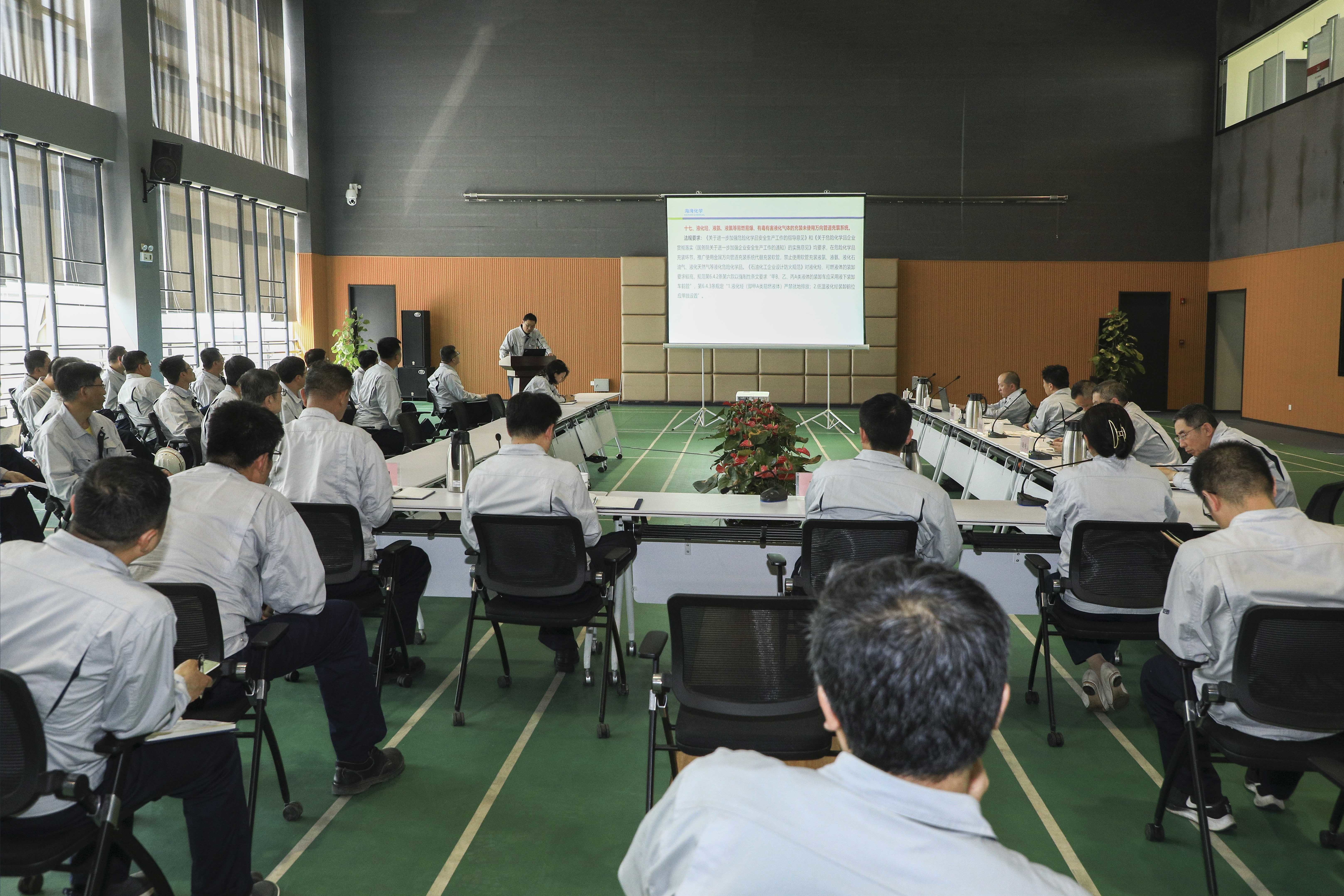 海灣化學開展(zhan)重大隐患判定(dìng)培訓